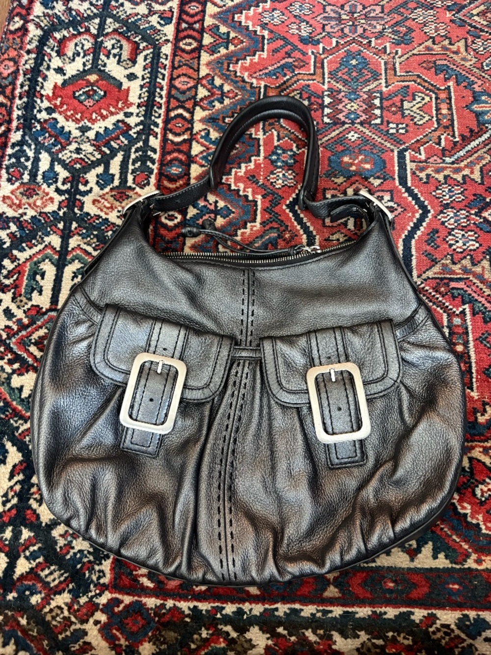 Cole Haan Metallic Hobo Bag